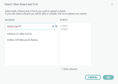 Board and Port